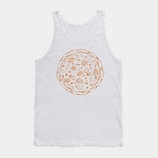 Pizza Sketch Yummy Tank Top